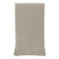 thumbnail image 3 of Padma's Plantation Sandspur Beach Wood Dining Armchair in Brushed Linen White, 3 of 6