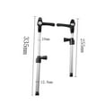 thumbnail image 1 of 1 Pair RV Window Support Rod Is Made Of Aluminum Alloy With Telescopic Function Motorhome Camper Trailer Caravan Accessories ,Easy Operate, 1 of 7