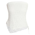 thumbnail image 5 of No Boundaries Asymmetrical Lace Tube Top, Women's XXS-XXL, 5 of 5