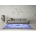 thumbnail image 3 of Ahgly Company Indoor Rectangle Medallion Blue Traditional Area Rugs, 8' x 12', 3 of 4
