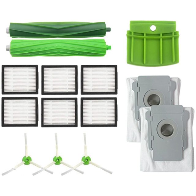 Cepillo giratorio, filtro de polvo HEPA, peine deflector de limpieza para aspiradoras robot de la serie I7, I7+, E5, E6
