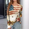 thumbnail image 4 of ASDFVBKG Usa Shirt for Women 1776-2026 250th Anniversary Shirt 4th Of July Patriotic Shirts for Womens Beige XL, 4 of 4