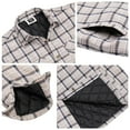 thumbnail image 6 of Visive Men's Sherpa-Lined Flannel Jacket - Button-Up Jacket - Comfortable & Stylish for Everyday Wear - Best for Outdoor Activities & Casual Wear - Sizes Medium to 5XL - Durable & Fashion-Forward, 6 of 7