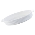 thumbnail image 4 of Ceramic Baking Pan Restaurant Baking Dish Oval Baking Dish Kitchen Ceramic Bakeware, 4 of 6