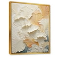 thumbnail image 2 of Designart "Golden Beige Palm Tree In Modern Style" Coastal Tropical Floater Framed Canvas Prints, 2 of 5