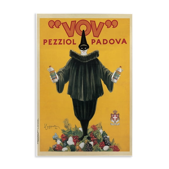 Stupell Industries Vintage Drink Poster Food & Beverage Painting Unframed Art Print Wall Art, 10 x 15