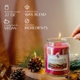 thumbnail image 5 of Havenwick Cinnamon Hearth Soy Blend 22-oz Large Jar Candle, Long Lasting 110-130 Hour Burn Time with Single Cotton Wick, Perfect Holiday Cinnamon Scented Candles for New Home Gift & Christmas Gift, 5 of 8
