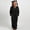 Black, variant on Dianli Women Thickened Double Sided Fleece Zipper Jumpsuit With Hood And Ear Hat Long Sleeve Warm Plush Sleepsuit Cozy One Piece Sleepwear Lounging Home Wear