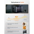 FOHERE Food Dehydrator, 800W Dehydrators with 8 Stainless Steel Trays