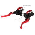 thumbnail image 3 of Universal Motorcycle Brake Lever Set 7/8" 22mm Handlebar  Hydraulic Master Cylinder Replacement, 3 of 7
