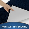 thumbnail image 6 of LBRO2M Non-Slip Bath Rugs, Luxury Chenille Soft Absorbent Bath Mats, Navy Blue， 20x32, 6 of 9