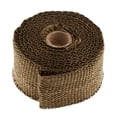 thumbnail image 1 of Cinta de Protección Térmica de 5 M Cinta de de Fibra de Autoadhesiva Cinta Térmica de Fibra de para Motocicletas 1400  degree C + marrón, 1 of 7