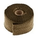 thumbnail image 1 of Cinta de Protección Térmica de 5 M Cinta de de Fibra de Autoadhesiva Cinta Térmica de Fibra de para Motocicletas 1400  degree C + marrón, 1 of 7