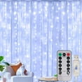 thumbnail image 3 of Christmas Holiday LED Decoration Lights Fairy Bedroom String Garland Lighting Curtain Lights with Remote Control New Year 2025, 3 of 5