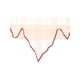 thumbnail image 4 of BUFANDAS DE CHIFFON PLEATADAS PARA MUJER INSPIRADAS, CON TRIM DE COLOR CONTRASTANTE, SEMI TRANSLUCIDAS Y ELÁSTICAS, BUFANDA DE CUELLO NECKERCHIEF 43.3x19.7" BEIGE, 4 of 5