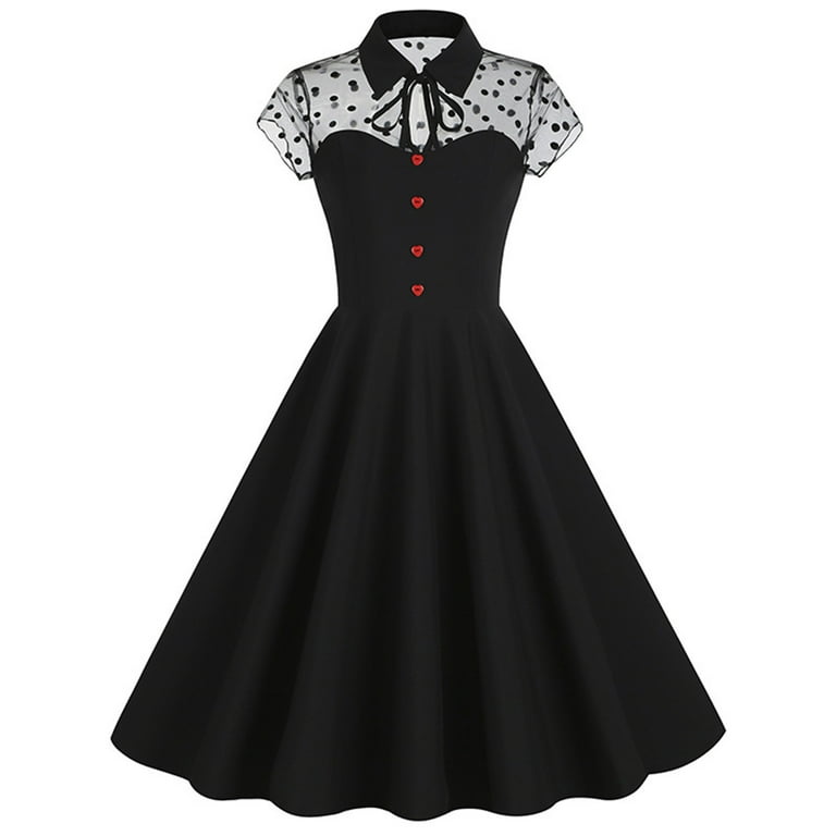 chinese dress ladies Vintage 1950s Black Chantilly Lace Dress Size Medium main image 1