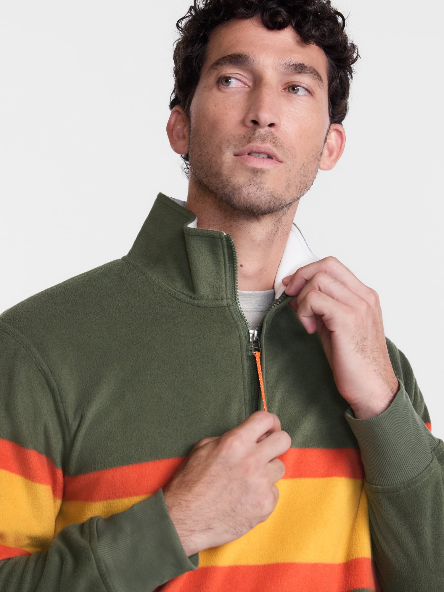 Ozark Trail Men's Rugby Shirt with Long Sleeves, Size S-3XL