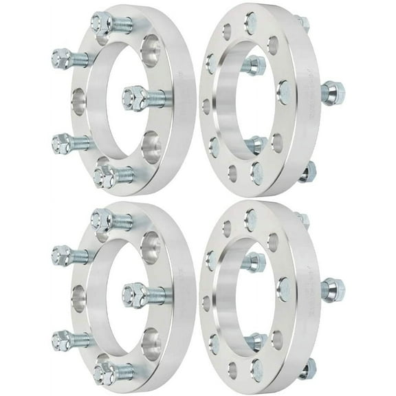 ECCPP 4PCS 5 Lug Wheel Spacers Adapters 1" 5x5.5 to 5x5.5 9/16" x18 108mm CB Compatible with 1994-2010 for Ram 1500 1999-2003 for Ram 1500 Van 2006-2009 for Raider
