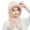 Khaki, variant on sunsanly Women Winter Hat with Integrated Scarf Thick Warm Faux Rabbit Fur Solid Color Full Protection Outdoor Cycling Travel Cold Weather Cap