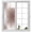 Brown, variant on Window Privacy Film Teal Striped Stained Glass Window Film Decorative Sun Block Window Cover Abstract Vertical Streaks Stripes Window Clings Static Adhesive Sticker for Bathroom 17.7"x39.3"