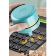 thumbnail image 5 of Desktop Debris Vacuum 3.2" x 2.4" USB Rechargeable Mini Handheld Vacuum (green), 5 of 5