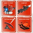 thumbnail image 5 of Seipouy Powerful Gas String Trimmer,Full Functioning Guard Accessories Hedge Trimmer String Trimmers Lawn Mower 52CC Petrol Hedge Trimmer Chainsaw Brush Cutter, 5 of 11