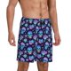 thumbnail image 2 of Fotbe Skull flower funny Pantalones Cortos de Pijama para Hombre, Ropa de Dormir, Pantalones de Pijama Cortos para Hombre-X-Large, 2 of 6