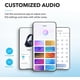 thumbnail image 4 of Soundcore by Anker Q20i Auriculares híbridos con cancelación activa de ruido, Bluetooth inalámbrico supraaural, tiempo de reproducción ANC de 40 horas de duración, audio de alta resolución, graves gra, 4 of 5
