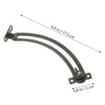 thumbnail image 2 of DINHEAROM 4Pcs Cabinet Hinges with Soft Close and Arc-Shaped Design for Furniture, 2 of 8