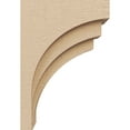 thumbnail image 3 of 4"W x 8"D x 12"H Classic Rockford Rough Cedar Woodgrain TimberThane Corbel, Primed Tan, 3 of 6