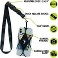 thumbnail image 6 of Cell Phone Lanyard Case with Polyester Lanyard & Silicone Cell Phone Holder by Gecko Travel Tech (Black Neck - Black Diamond), 6 of 9