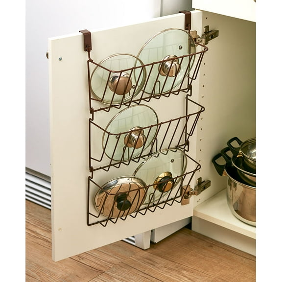 Cabinet Lid Organizers - Bronze