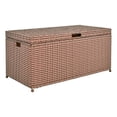 thumbnail image 1 of Bowery Hill Contemporary Wicker Patio Storage Deck Box in Honey, 1 of 6