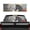 Black White Horses Pattern, variant on Uourmeti Great White Shark Design Pickup Truck Rear Window Decal, FadeResistant Vinyl, Easy to Install Easy Install Rear Window Decals Full Windows Coverage