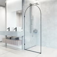 thumbnail image 6 of VIGO Arden 34 in. W x 78 in. H Framed Fixed Shower Screen Door in Matte Black with 3/8 in. (10mm) Clear Glass, 6 of 11