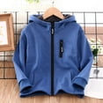 thumbnail image 2 of Utlike Boys Jacket Kids Thermal Jacket Winter Warm Coats For Hooded Outerwear Thickened Windproof Soft Comfortable Casual Sports Durable Top Size 6 Years-7 Years, 2 of 4