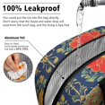 thumbnail image 5 of Obrewu Pioneer Flower Lunch Bag for Adult, Insulated, Leakproof, Oxford Cloth, 5 of 7