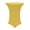 Gold, variant on Ultimate Textile 24-Inch Round 42"H Fitted Stretch Table Cover