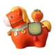 thumbnail image 2 of Figuras de caballo decorativas modernas, coleccionables, regalos de cumpleaños, estatuas de caballo para escritorio. Naranja, 2 of 8