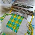 thumbnail image 2 of justharion Mending Loom Kit Adults DIY Craft Clothes Pants Socks Mending Weaving Machine Portable Handicraft Tool, 14 Needles, 2 of 5