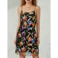 thumbnail image 3 of LMLYSoH Women Sling Dress, Sleeveless Backless Sequined Flower Club Party One-Piece Dress, 3 of 9