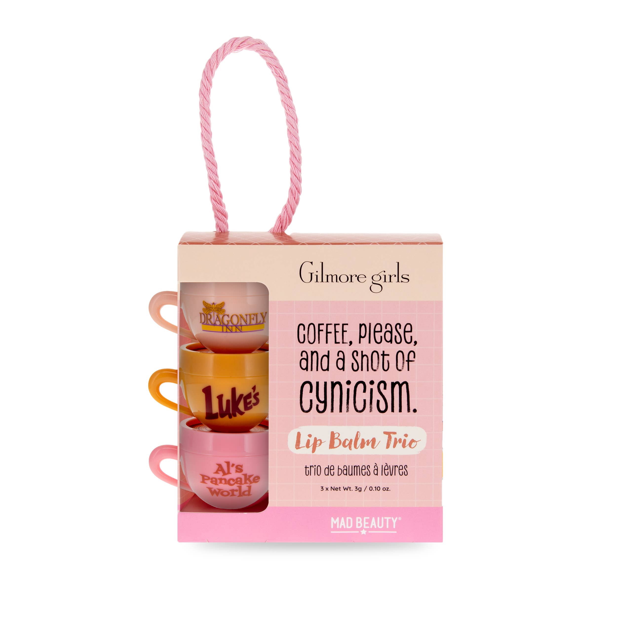 Mad Beauty Gilmore Girls Flavored Natural Lip Balm, Multi-Flavor
