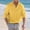 Yellow, variant on Linen Polo Shirts for Men Casual Long Sleeve Collared Relaxed Fit Golf Shirts Work Shirt Beach Shirt