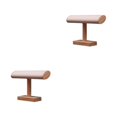thumbnail image 2 of Transemion Wood Bracelet Display Stand | Elegant Large Capacity For Bangles Bracelet Rack Display Rack Storage Rack No Burr White 2Set, 2 of 6