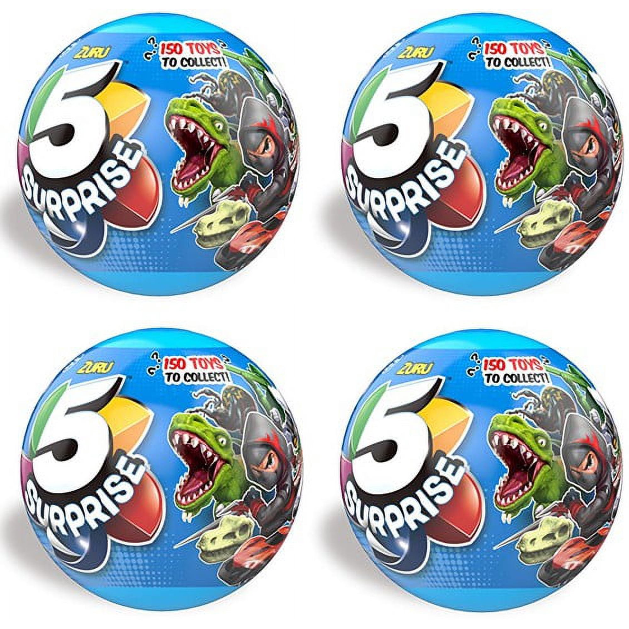 5 Surprise BLUE LOT of 4 Mystery Packs