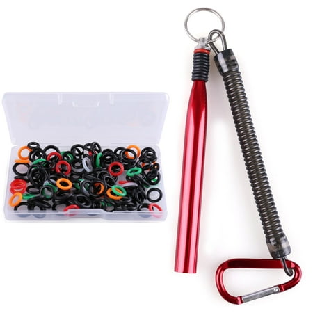 Wacky Worm Rig Tool and 150 PCS O-Ring Kits for 3