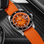 ADDIESDIVE Professional Dive Watch for Men - 200M Water Resistance, Ceramic Bezel, Luminous, 41mm Japanese Quartz Watch for Swimming, Diving and Outdoor Adventure