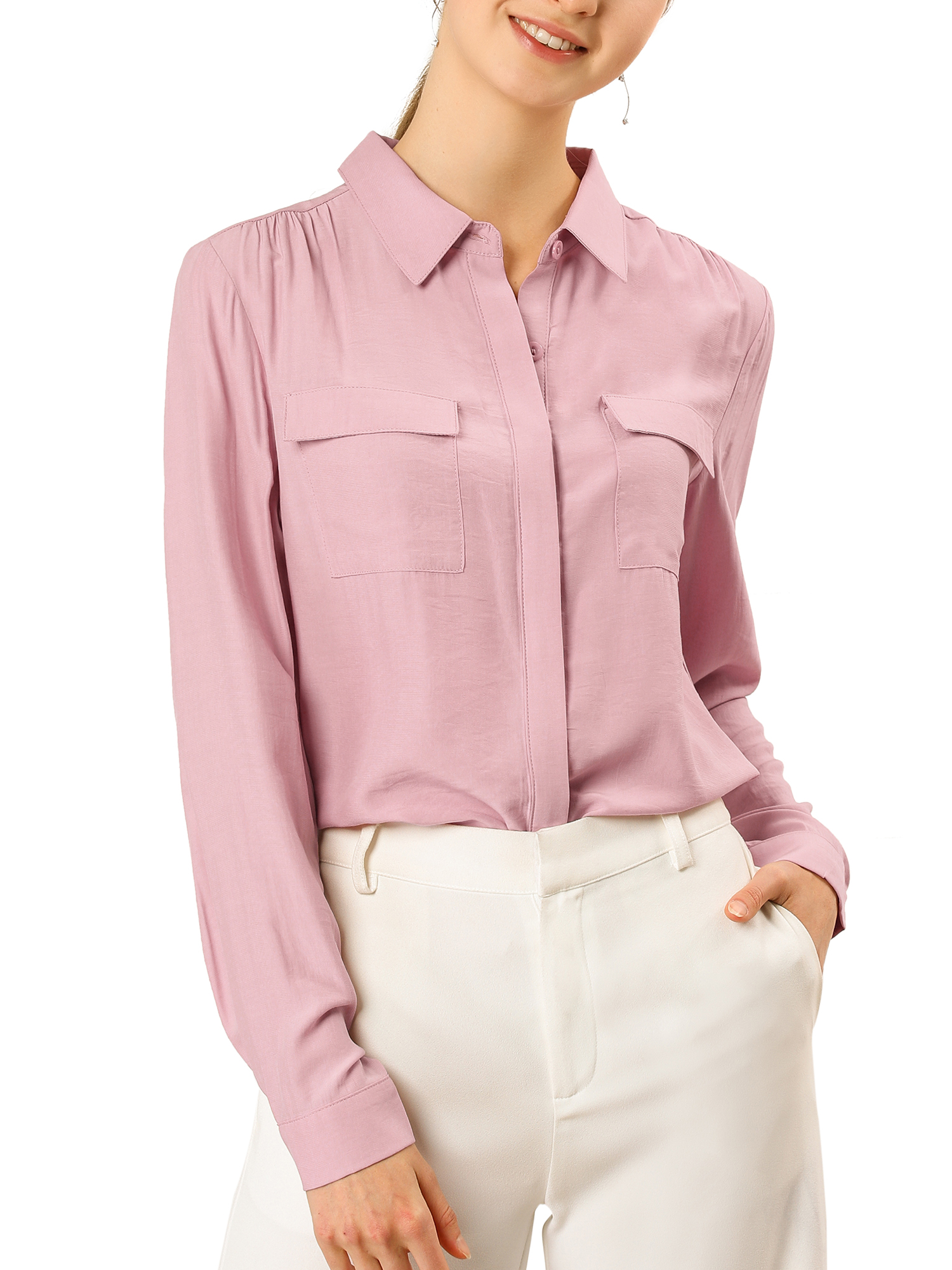 Buy business casual shirts women's blouse cheap online