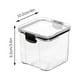 thumbnail image 3 of Xihbxyly Tarro para Almacenar Granos Diversos, Recipiente Hermético para Alimentos, Diseño Transparente, Apilable y Compacto, Organizador de Cocina, Opciones de Varios Tamaños, Capacidad de 460 Ml a, 3 of 5