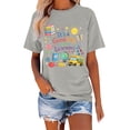 thumbnail image 2 of Fnhpitd Butter T Shirt Teach Tshirt Cute Teacher Life Shirts Special Education Tee Inspirational Tops Grey,M, 2 of 7